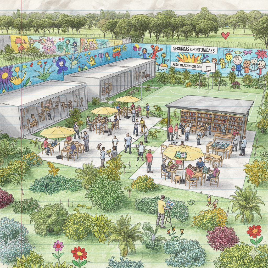 carcel pintada por un niÑo