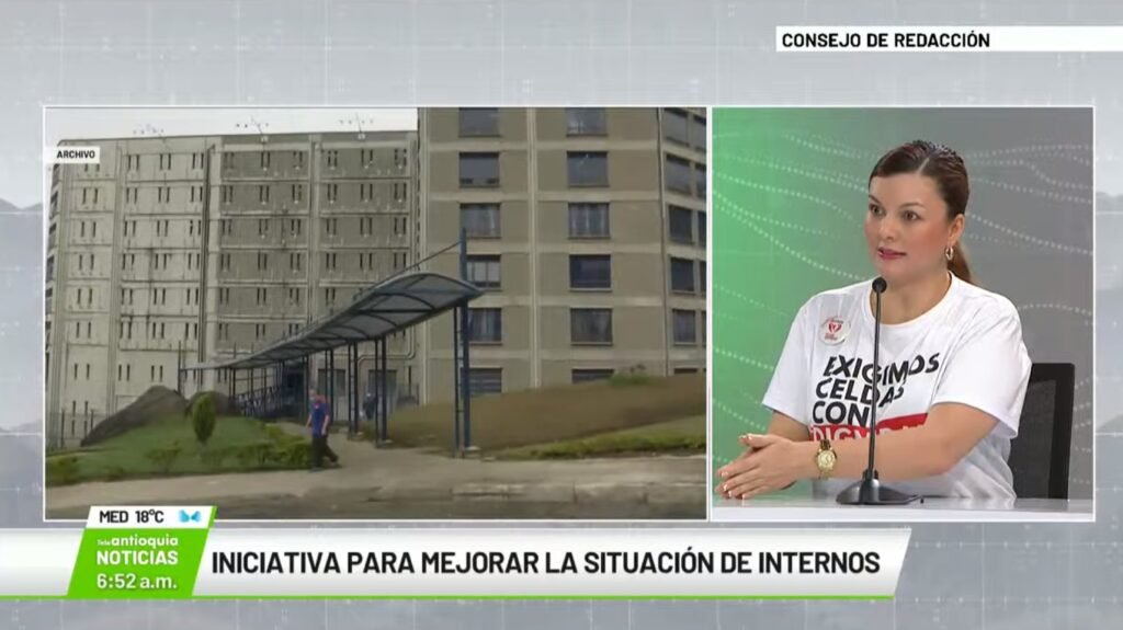 Fundadora de la Fundación Celdas con Dignidad - Teleantioquía 2022